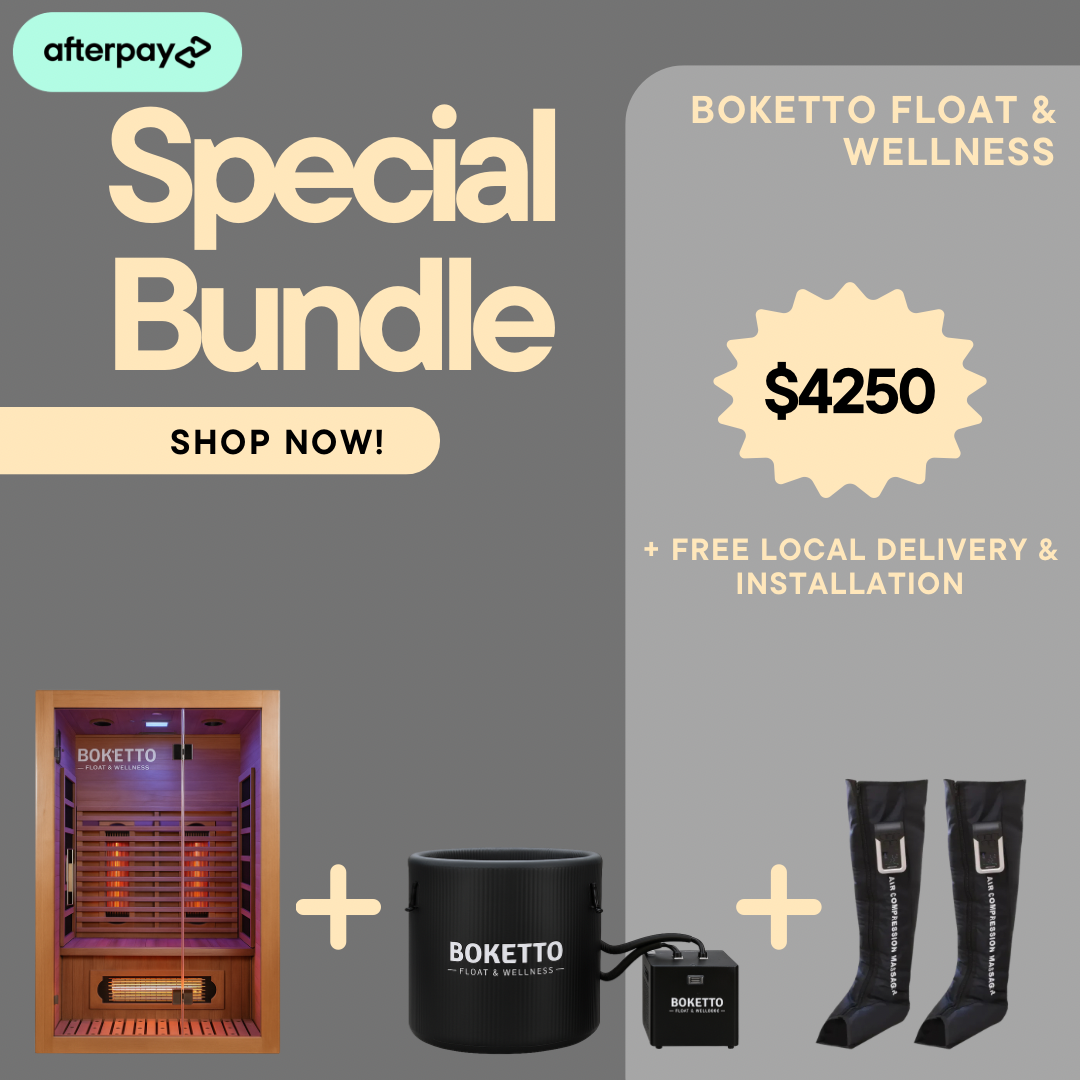 Sauna + Ice Bath + Compression Boots